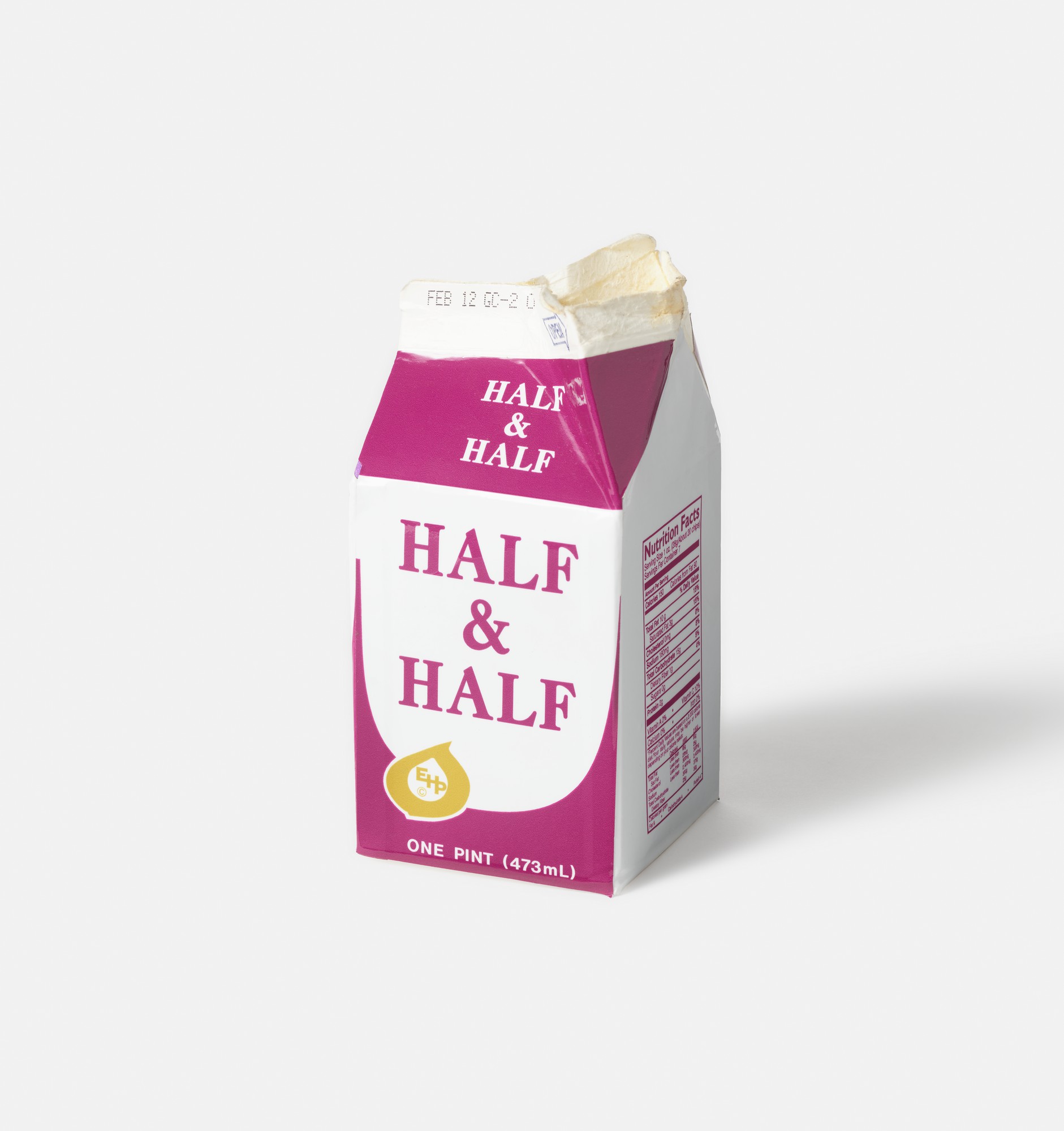 Half & Half, Pint Carton
